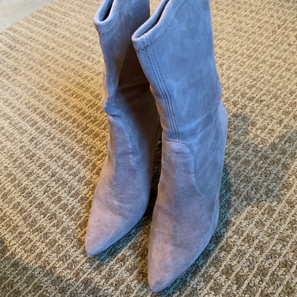 Leather ankle boots